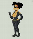  amy_wong big_breasts boots breasts futurama gloves martian spider-matt 