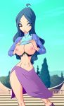 1girl alice alice_(winx_club) breasts clothed exposed_breasts female_only huge_breasts winx_club zfive