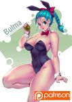 1girl big_breasts blue_eyes blue_hair bokuman breasts bulma bulma* bulma_brief bulma_briefs bunny_bulma bunny_ears bunny_girl bunny_tail bunnysuit cleavage dragon_ball dragon_ball_(classic) female female_only solo_female tease teen teenage_girl teenager