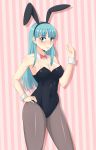 angelox27 big_breasts blue_eyes blue_hair breasts bulma bulma* bulma_brief bulma_briefs bunny_bulma bunny_ears bunnysuit cleavage dragon_ball dragon_ball_z milf