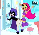 cartoon_network dc_comics futanari raven_(dc) shrimpypuff starfire tagme teen_titans teen_titans_go