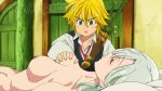 anime bed bedroom breast_grab breast_squeeze clothed_male_nude_female edit elizabeth_liones indoors marcobodt meliodas nanatsu_no_taizai nude sleep sleeping the_seven_deadly_sins