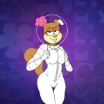  1:1 1girl animated anthro areola bedroom_eyes bite biting_lip blush bounce breasts clothing digital_media_(artwork) diving_suit female floral_background floral_pattern genitals glistening_eyelids looking_at_viewer mammal meme mostly_nude narrowed_eyes nickelodeon nipples no_nut_november no_nut_sabotage no_sound pattern_background profannytea pussy rodent sandy_cheeks sciurid seductive short_playtime simple_background spongebob_squarepants suit tearing_clothing torn_clothing tree_squirrel undressing webm 