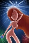 1girl 1girl 1girls 4th_of_july ai_generated barefoot beach big_breasts big_breasts big_breasts black_eyes breasts cleavage curvy feet fireworks freckles gravity_falls hand_on_hip legs long_hair looking_at_viewer red_hair salute shiny_skin smile straight_hair water_balloon wendy_corduroy wide_hips