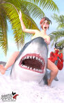 10:16 2_girls 3d 3d_(artwork) 4k blush blush desdemona_(fortnite) erect_nipples feet female_focus females females_only fortnite funny helsie_(fortnite) in_water naked_female nipples no_ai no_clothes nude palm_tree patreon patreon_username roosterart shark summer video_game video_game_character