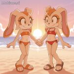 cream the rabbit from sega by mudman91