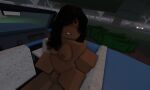 1boy 1girl 3d blocktrooper breasts condom cowgirl_position dark-skinned_female dark-skinned_male nude penis pussy roblox roblox_game robloxian self_upload tagme thirlcrest_academy vaginal