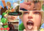 dominant_male elf fairy forced healing health_bar heart hearts imminent_death larger_male link murder oral_vore outside oyg3d smaller_female snuff vore zelda