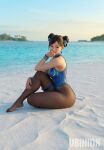  beach chun-li mature_female mommy sea street_fighter street_fighter_6 swimsuit 