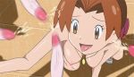  after_sex breasts cum delia_ketchum fellatio gangbang hanako_(pokemon) jewelry milf multiple_penises necklace nipples nude on_knees open_mouth oral penis pokemon pokemon_(anime) pokemon_sm porkyman pov tongue tongue_out 