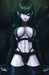  cleavage domino domino_(marvel) gun marvel neena_thurman sexgazer_(artist) x-men 