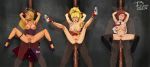 3_girls bondage king_of_fighters multiple_girls pigmen rape studio-pirrate_(rosselito)