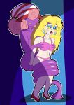  big_breasts breast_grab breasts ghost ghost_girl kaa_eyes kurdle kurdle_(artist) mind_control nintendo paper_mario paper_mario:_the_thousand_year_door princess_peach purple_skin rape shadow_siren striped_hat super_mario_bros. vivian_(paper_mario) witch_hat yuri 