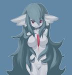 big_breasts chest_jewel creatures_(company) game_freak gardevoir gen_3_pokemon green_hair long_hair nintendo pokemon pokemon_(anime) pokemon_(creature) pokemon_(game) pokemon_(species) red_eyes simight