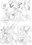  comic jun_sakurada kirakishou monochrome rozen_maiden shinku 