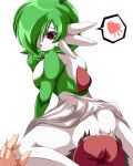 big_breasts chest_jewel creatures_(company) cunnilingus game_freak gardevoir gen_3_pokemon green_hair hair_over_one_eye nintendo pokemon pokemon_(anime) pokemon_(creature) pokemon_(game) pokemon_(species) pussylicking red_eyes simight