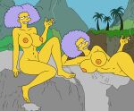 2_girls nude nude_female sexy sexy_body sexy_breasts sexy_pose the_simpsons twins