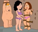  basement bonnie_swanson chris_griffin fall family_guy funny gif guido_l meg_griffin panties rope stretch 