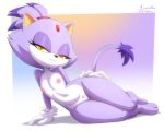 blaze the cat from sonic the hedgehog (series) by azuretto