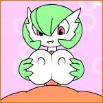 big_breasts chest_jewel creatures_(company) engulfing_paizuri game_freak gardevoir gen_3_pokemon green_hair hair_over_one_eye nintendo paizuri pokémon pokemon pokemon_(anime) pokemon_(creature) pokemon_(game) pokemon_(species) red_eyes simight xylas