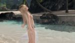 3d ass beach bent_over bikini breasts dead_or_alive dead_or_alive_xtreme_3 gif marie_rose skimpy slender splashing thong_bikini water