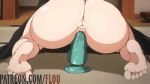 animated anus bouncing_ass dildo dildo_in_pussy dildo_sitting exposed_anus female_masturbation female_only flou fubuki_(one-punch_man) gif huge_ass light-skinned_female looking_at_viewer looking_back loop one-punch_man pussy riding_dildo sexy solo_female uncensored vaginal_insertion vaginal_masturbation