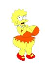 big_ass big_breasts big_hips breasts dat_ass lisa_simpson maxtlat surprise the_simpsons wide_hips