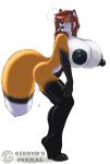 1girl 1girl anthro big_breasts breasts canine cigarette clothing cox dripping edit fox furry gideon huge_breasts hyper hyper_breasts legwear mammal presenting stockings