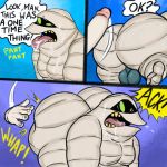  ass_slap comic cum cum_on_face filthyopossum hotel_transylvania male/male murray_mummy penis 