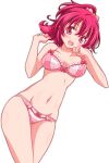  aida_mana dokidoki!_precure lingerie pink_eyes pink_hair precure wasp_waist 