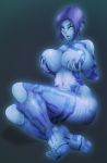 big_breasts breast_grab breast_squeeze breasts cortana female halo_(series) ninjapony solo