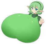 breasts female gigantic_breasts jcdr ocarina_of_time saria solo the_legend_of_zelda