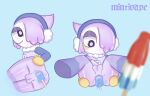  1boy adult ass balls blot_(dandy&rsquo;s_world) bottomless dandy's_world fetish food gloves male mintivape popsicle roblox roblox_game wet 