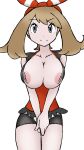  big_breasts breasts downzekd haruka_(pokemon) looking_at_viewer may png pokemon_(game) pokemon_oras pokemon_rse porkyman smile taro_bug taro_bug_(artist) 