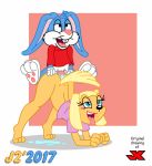  brandy_and_mr._whiskers brandy_harrington buster_bunny crossover gif jaimeprecoz2 jk loop tiny_toon_adventures 