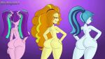 adagio_dazzle aria_blaze ass big_ass birdup624 breasts equestria_girls females my_little_pony nude scobionicle99 sonata_dusk