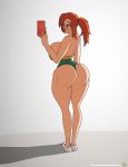 ass big_ass big_breasts dat_ass dayum gif hentai-foundry huge_ass huge_breasts kasumi_(pokemon) misty phone pokemon pokemon_(anime) scolexxx selfie selfpic smartphone standing wide_hips