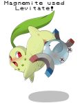 anus ass blush chikorita joojoo magnemite pokemon pussy shocked