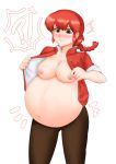 big_breasts breasts canon_genderswap genderswap nipples nude pregnant ranma-chan ranma_1/2 ranma_saotome undressing usagiforehead