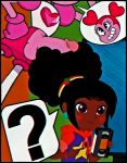 african afro background background_character berry_bees big_balls big_penis black_hair brown_skin cartoon_network clothed crossover edit edited_screencap futanari hairjob hd headband holding living_room lola penis_in_hair pink_gloves pink_hair pink_shorts pink_skin red_cheeks rubbing_penis shocked slr_productions smiley_face speech_bubble spinel_(steven_universe) star_(symbol) steven_universe sweater tape television television_screen weird_crossover