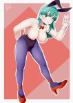 big_breasts breasts bulma bulma* bulma_brief bulma_briefs bunny_bulma bunny_ears bunny_girl bunnysuit dragon_ball dragon_ball_z female nipples solo tease theironmountain v