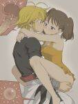 1boy 1girl ai_generated blonde_hair couple diane_(nanatsu_no_taizai) green_eyes impregnation meliodas nanatsu_no_taizai penis penis_in_pussy sex twin_tails vaginal vaginal_penetration vaginal_sex