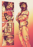 2024 bondage bound_and_gagged captured cum cumming erection experimentation gagged human human_only long_hair male mygaywendigo original original_character restrained straitjacket vibrator vibrator_in_ass warm_colors