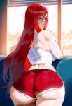 1girl 1girl ai_generated curvy curvy_female curvy_figure erza_scarlet fairy_tail long_hair red_hair