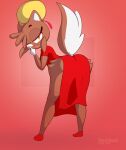 1girl baozi_(diives) big_butt diives dog furry mautisskunk