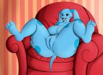 1girl 2015 anthro anus ass big_breasts blue's_clues blue_(blue's_clues) blue_eyes breasts canine clitoris furry high_res looking_at_viewer mammal nick_jr. nickelodeon presenting pussy suirano