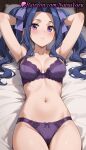 1girl 1girl 1girls 2025 ai ai_generated anime anime_style armpit armpits arms_behind_head arms_up asian bangs bare_shoulders bed bed_sheet big_breasts blue_hair blush bow bow_bra bow_panties bra breasts bust cameltoe cleavage collarbone cowboy_shot female_focus female_only forehead groin hair_bow hair_ribbon hair_ribbons hentai high_quality high_res high_res high_resolution lace-trimmed_bra lace-trimmed_panties lace_trim lingerie long_hair looking_at_viewer lying medium_breasts melty_q_melromarc natsuyoru navel on_back on_bed panties panties parted_bangs parted_lips patreon pillow purple_bow purple_bra purple_eyes purple_panties purple_ribbon ribbon sidelocks solo_female stable_diffusion stomach tate_no_yuusha_no_nariagari the_rising_of_the_shield_hero thighs twin_tails underwear underwear_only voluptuous voluptuous_female wavy_hair