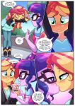 2_girls bbmbbf blush breasts comic cover_page equestria_girls equestria_untamed female/female female_only friendship_is_magic hasbro looking_at_viewer my_little_pony my_lovely_princess_yuri_is_magic_(comic) nipples nude older older_female palcomix pussy sci-twi sunset_shimmer toon.wtf twilight_sparkle_(mlp) young_adult young_adult_female young_adult_woman yuri