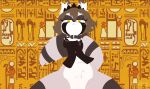 1girl ankha_zone female furry mautisskunk