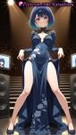 1girl 1girl 1girls 2025 ai ai_generated anime anime_style aqua_eyes asian audience bangs big_breasts black_footwear black_panties blue_dress blue_eyes blue_hair blush bra breasts bust china_dress cleavage cleavage_cutout closed_mouth clothes_lift clothing_cutout concert covered_navel crowd dress dress_lift female_focus female_only floral_print full_body glowstick gradient_hair hentai high_heels high_quality high_res high_res high_resolution jewelry kurokawa_akane lace_trim legs legs_apart lifted_by_self long_sleeves looking_at_viewer medium_breasts monitor multicolored_hair natsuyoru necklace oshi_no_ko panties panties patreon pelvic_curtain print_dress screen short_hair skirt_lift smile solo_female speaker spotlight stable_diffusion stage stage_lights stairs standing star-shaped_pupils star_(symbol) symbol-shaped_pupils thighs underwear vietnamese_dress voluptuous voluptuous_female